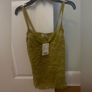 Green Lace Camisole | Urban Outfitters | Medium | NWT